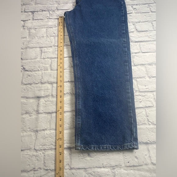 Carhartt Men's Relaxed Fit Blue Jeans. Size 42X30 - Picture 8 of 12